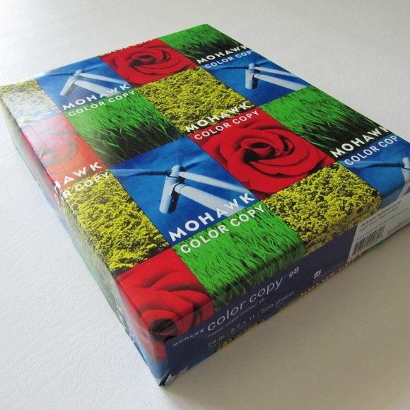 New Mohawk 12203 Color Copy 98 Bright 28 lbs 8.5 x11 White Paper - Picture 2 of 5